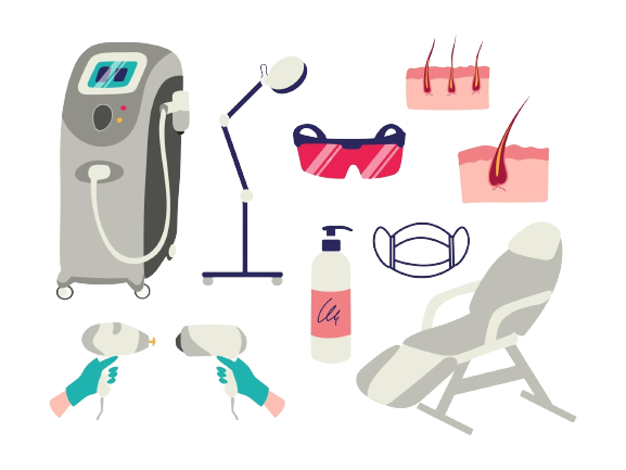Sửa máy triệt lông và máy laser xóa xăm